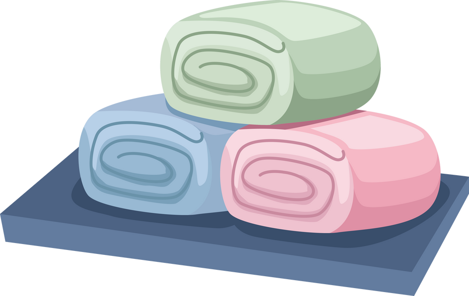 spa towels rolls